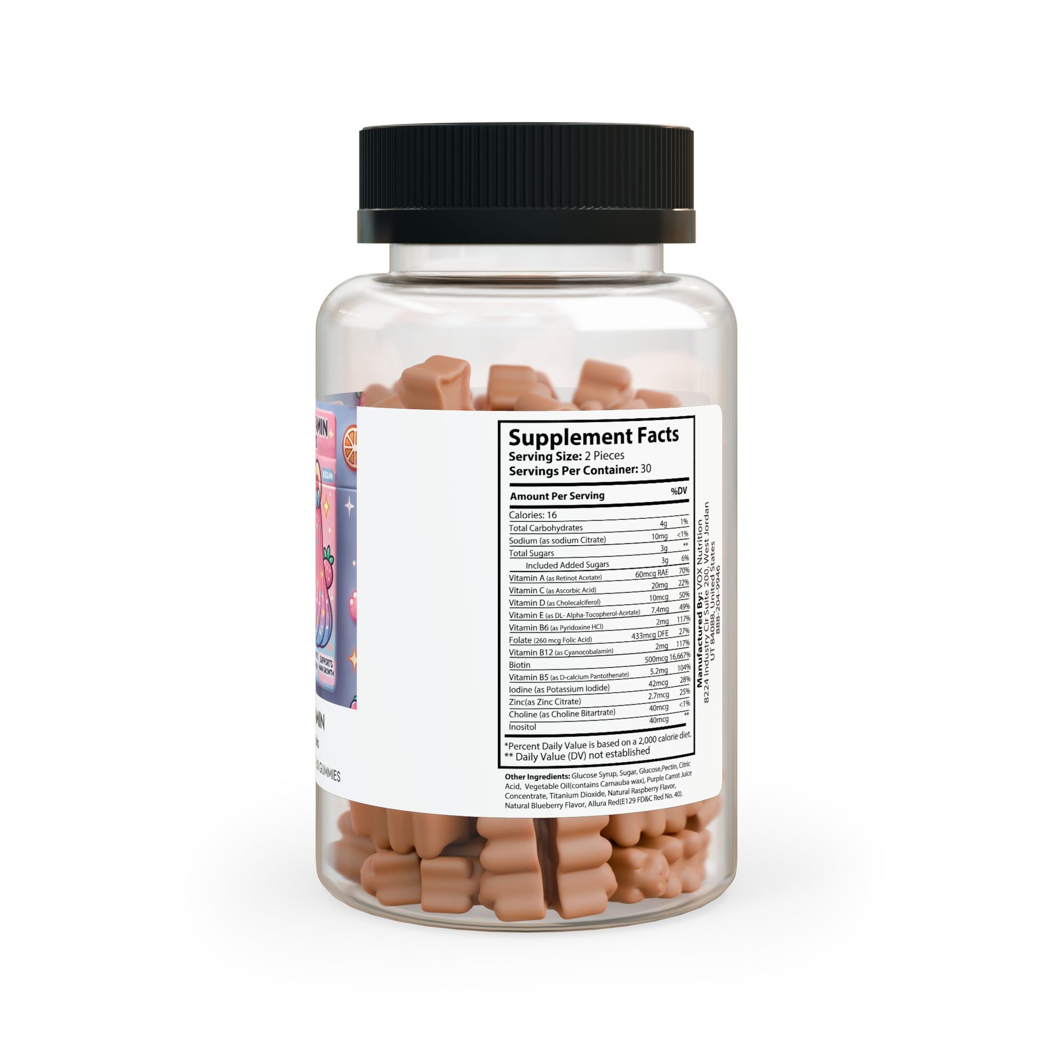Hair Vitamin Gummies (60 Gummies)